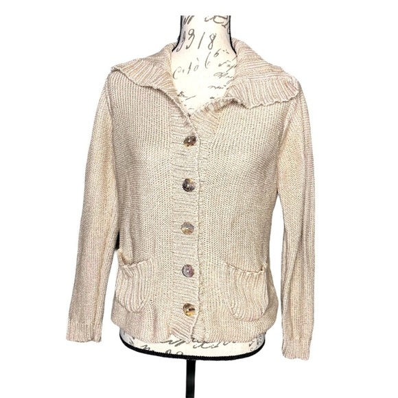 Beyond Threads Pima Cotton Front Pocket Cardigan - Picture 1 of 5